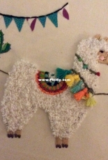 Embroidery lama