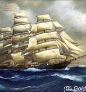 Golden Kite 2356 Norwedian Ship under Sail
