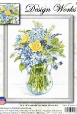 Design Works 2866 Blue and Yellow Floral XSD