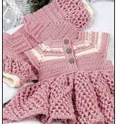 Robin L Murphy - Pink and Vanilla Dress With Coat