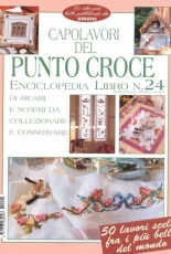 Prima Donna Edi. Encyclopedia - Capolavori del Punto Croce 24 -  Italian