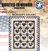 Island Batik-Cindy Carter's Scrappy Heart Quilt-Free Pattern