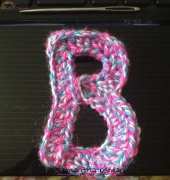 Crocheting A Letter B