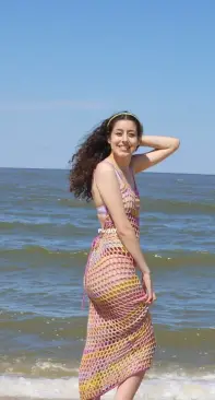 Critter Corner Crochet - Sarah Rivera - Midi Dress Beach Cover up - Free