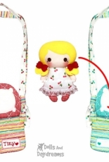 Dolls and Daydreams - ITH Tiny Tot Tote Pattern - English