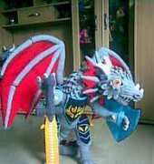 Amigurumi Artist - Gudrun Kulich - Dragon the Fighter of Armageddon