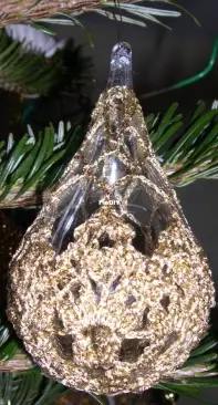 Chrocheted christmas ornament
