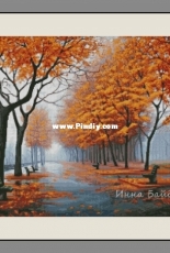 Autumn in the Park by Inna Baydenko / Baidenko Инна Байденко