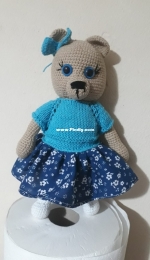 Bluish Teddy Bear - Maviş Ayıcık