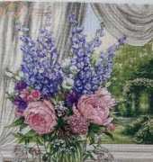 Dimensions "Peonies and Delphiniums"