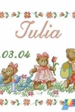 DMC XC1234 - Teddybears Picnic