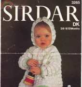 Sirdar Snuggly 3265 baby angel set
