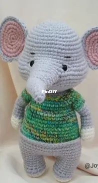 Joly Joyly - Joy  Yaowalux - Elephant Crochet Pattern