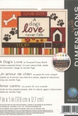 Dimensions 70-65124 A Dog's Love