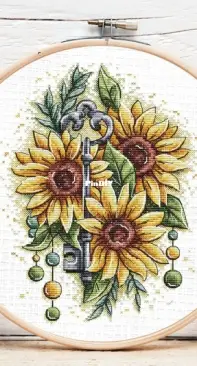 Key In Sunflowers by Evgheniya Poluektova