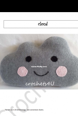Crochets4u - Joke Decorte - Cloud pillow