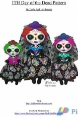 Dolls And Daydreams-ITH Day of the Dead Pattern