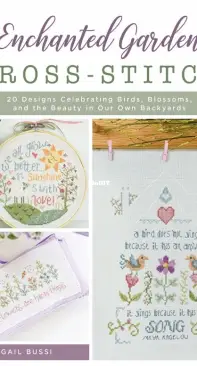 Enchanted Garden Cross-Stitch by Gail Bussi