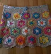 African Flower Skirt