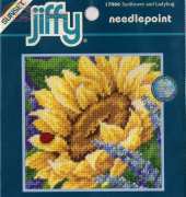 Dimensions Sunset 17066 - Sunflower and Ladybug (Needlepoint)