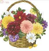 Ellen Maurer Stroh EMS 129 Dahlia Basket XSD