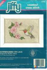 Dimensions Sunset 16545 -  Hummingbird on Lace