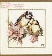 Lanarte 33848 Bluetit in appleblossoms Marjolein Bastin