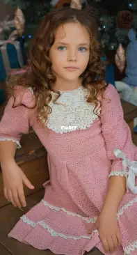 Baby Crochet Love - Anastasia Korolenko - Rosary Dress - Russian