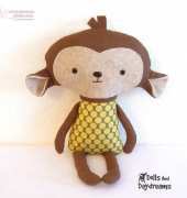Dolls And Daydreams - Monkey Sewing Pattern
