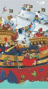 Pirates by Alice Okneas  in blue color XSD
