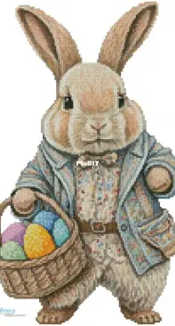 Artecy - Cute Easter Bunny With Eggs
