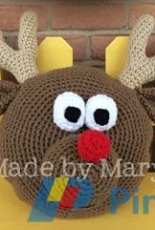 Made by Mary - Mary Smith - Rudolph Reindeer pillow