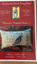 Scattered Seed Samplers - Hannah's Thankful Heart