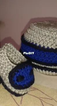 Crochet baby set