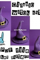 Blue Rabbit - Irina Tocelovska - Classic witch hat
