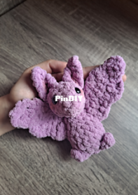 In Love Amigurumi - Fernanda Mujica - Fluffy Bat - Murciélago Esponjoso - English and Spanish - Free