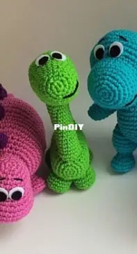 Amigurushki - Mariya Kozlova - Dinosaurs - Free