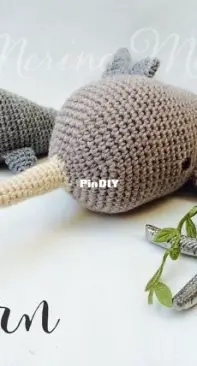The Merino Mermaid - Witch Fibre Co - Kelly Browning - Walter the Whale and Noah the Narwhal