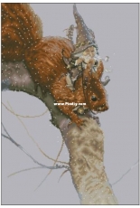 Lena Lawson Needlearts - Squirrel  by Jean-Baptiste Monge