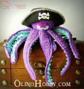 Olino Hobby - Pulpo Pirata Amigurumi - Spanish