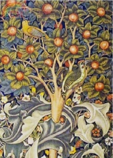 HAED HAEWMM 191 Woodpecker Tapestry by William Morris