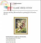 Classic Cross Stitch FR 179 - Anenomes and Cherry Blossoms