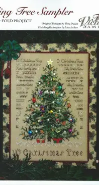 The Victoria Sampler - N°212 Bling Tree Sampler by Thea Dueck