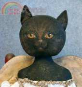 Annie Beez Folk Art F121 Angeline 27" Tall Folksy Cat 2007