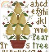 Little House Needleworks LHN All Dolled Up! ADU-11 Pear Tree PCS + XSD