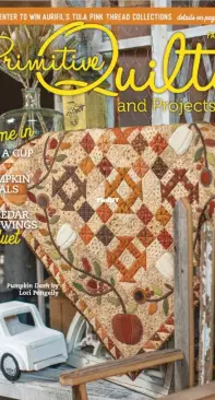 Primitive Quilts and Projects Magazine Fall 2022