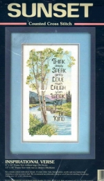 Dimensions Sunset 13646 Inspirational Verse