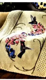 Mary Maxim - 4449N - Hummingbirds Afghan
