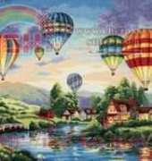 Air Ballon - PDF Cross Stitch Pattern Gráfico por KseniyaOmega