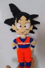 Zombiegurumi - Luisa Contreras - Goku - Spanish